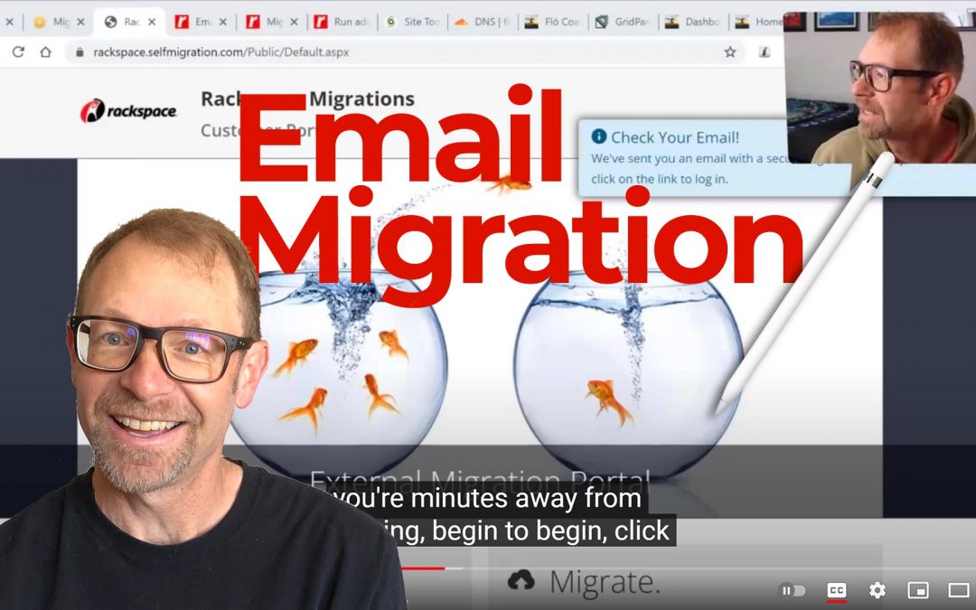 Email migration from SiteGround to Rackspace